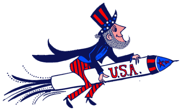 4th of July Cartoon Clipart