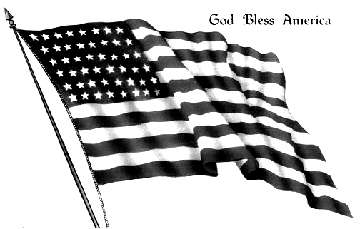 Fourth of July American Flag Clip art