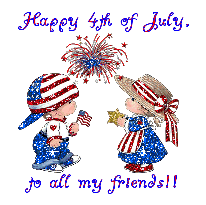 Happy 4th of July Wishes to all my friends