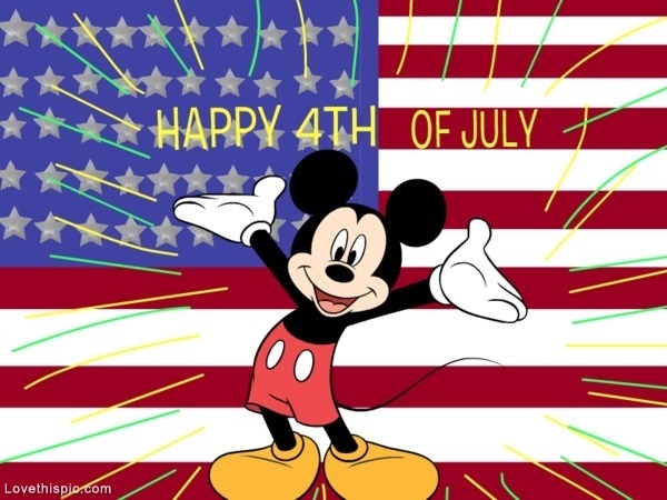 Mickey Mouse Happy 4th of July