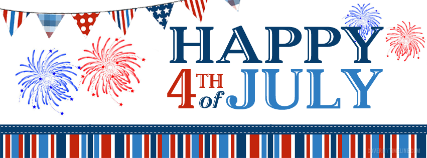 happy 4th of July banner